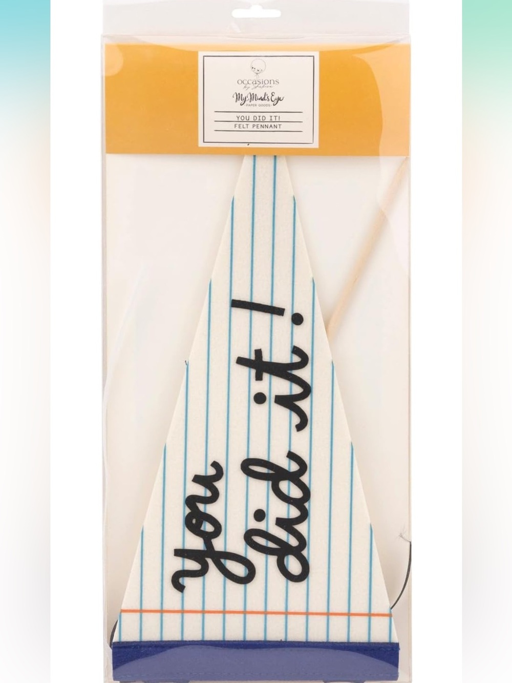 “You did it” pennant NEW!